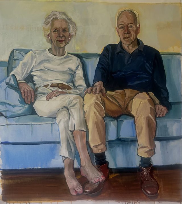 Working on this double portrait at the moment